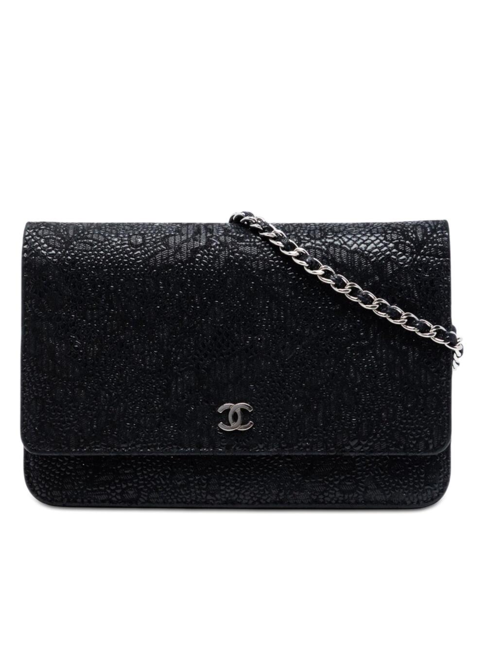Chanel Wallet On Chain Lace Embossed #376000C20B